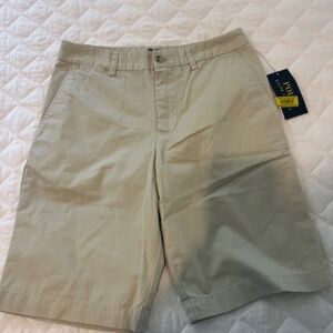 Khaki Polo Shorts